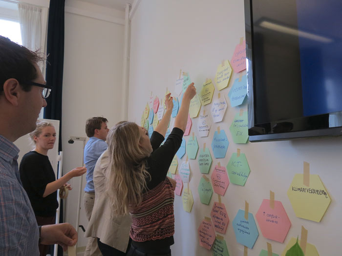 Participants during their training at Clingendael