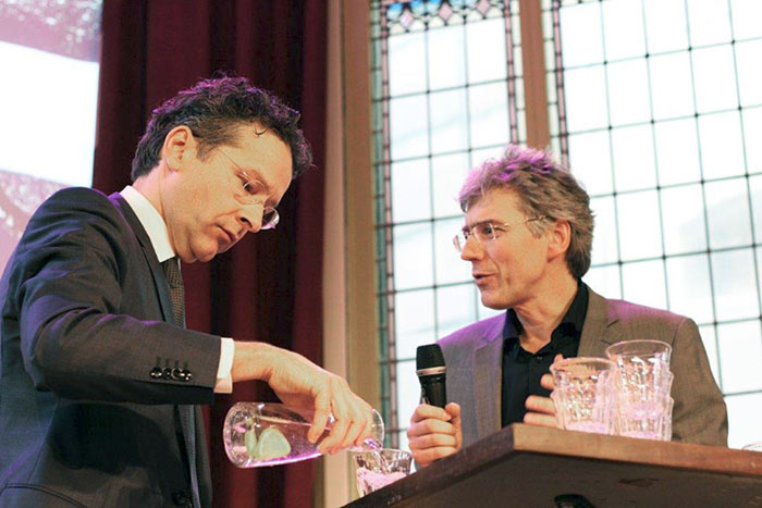 Dutch minister of Finance Jeroen Dijsselbloem in debate with Clingendael Europe researcher Dr Adriaan Schout