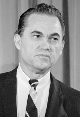 George Wallace used notions of law and order that painted Blacks as criminals or terrorists to appeal to white fears of African American equality after the Civil Rights Movement.