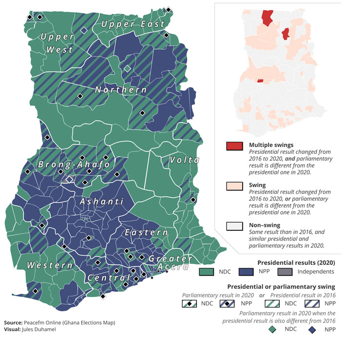 Electorally contested ares (2016–2020) 