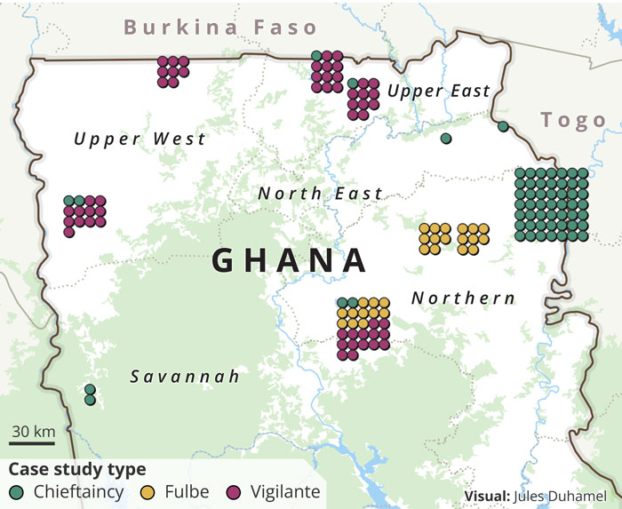 Data collection locations