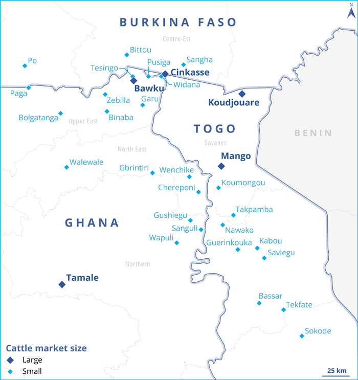 Cattle markets in the tri-border region
