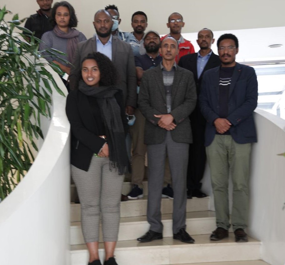 Participants followed the training together in Addis Ababa
