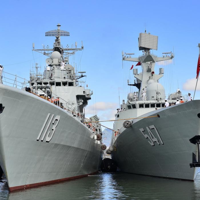 China richt de blik zeewaarts
