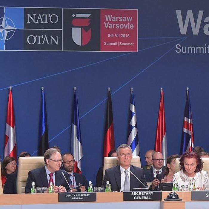 Who saw war at Warsaw?