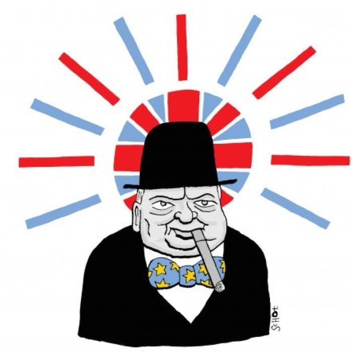 Churchill als 'Vader van Europa', dat gaat te ver