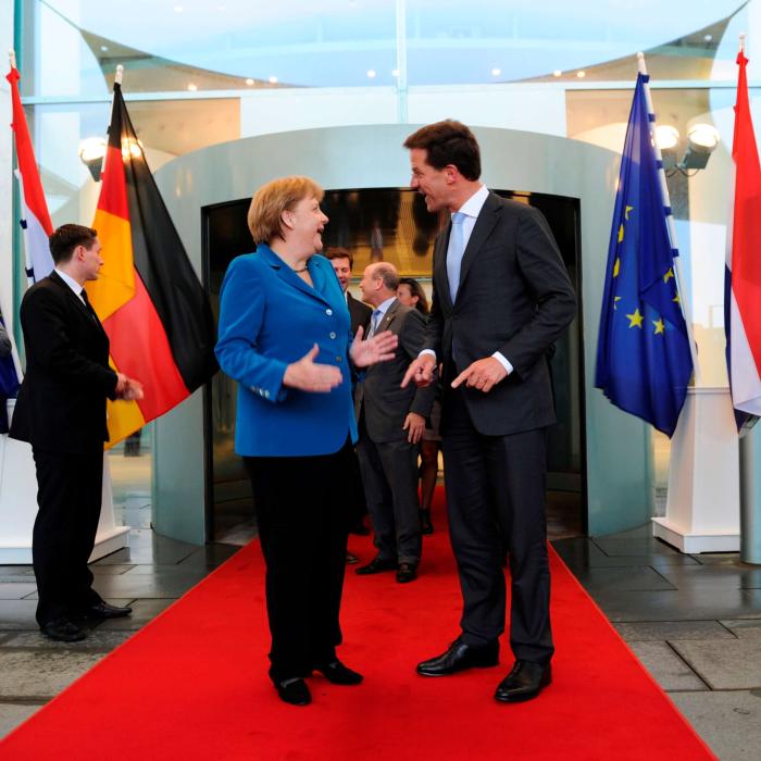 Rutte must show Merkel risks for EU of being too accommodating