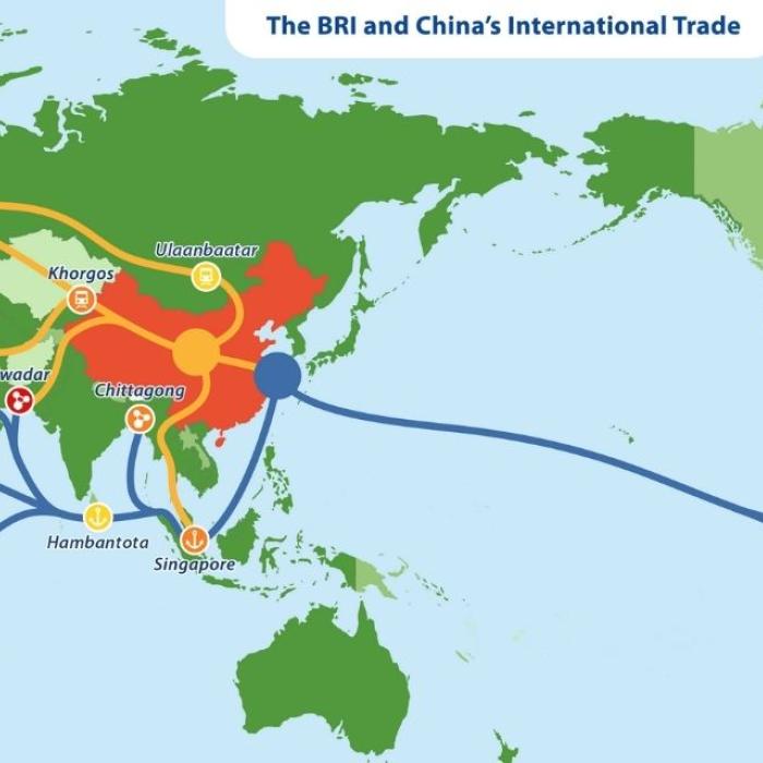 New Map of the Belt and Road Initiative