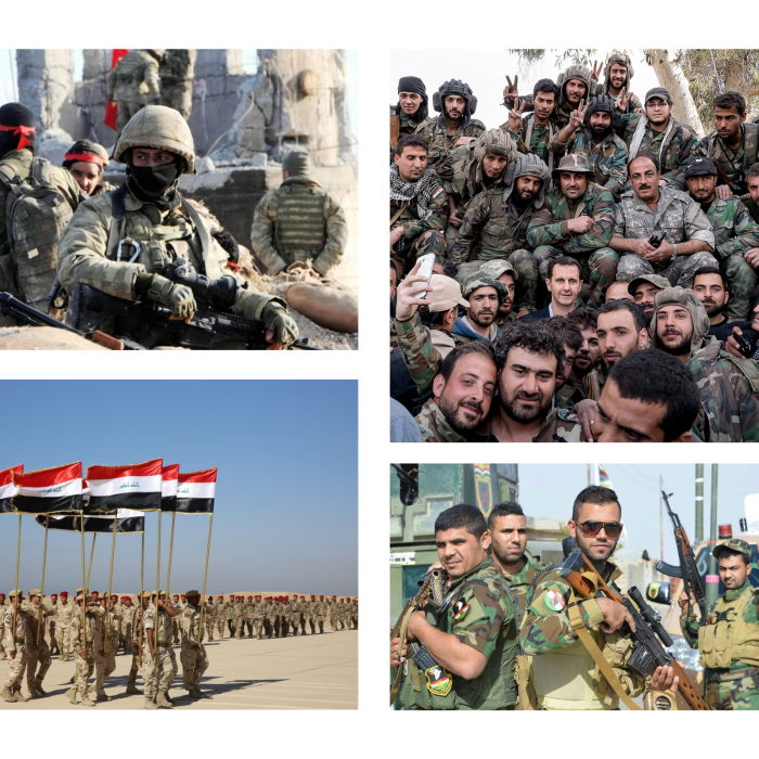 Coercive organisations, war and state development in the Levant
