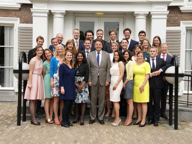 Closing Training Dutch Junior Diplomats with Minister Koenders 