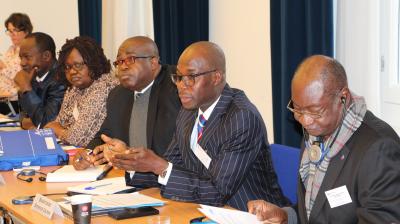ECOWAS and African Union mediators connecting in a joint training