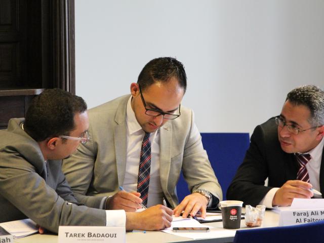 Arab diplomats in training
