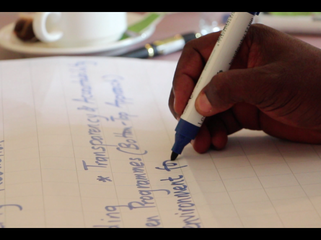 Training policy writing skills in Ethiopia