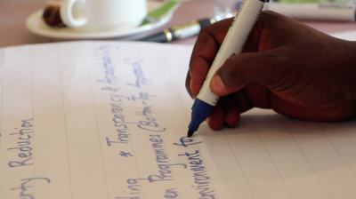 Training policy writing skills in Ethiopia
