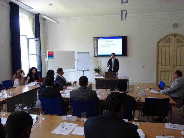 Lecture CBRN for Saudi Arabian diplomats