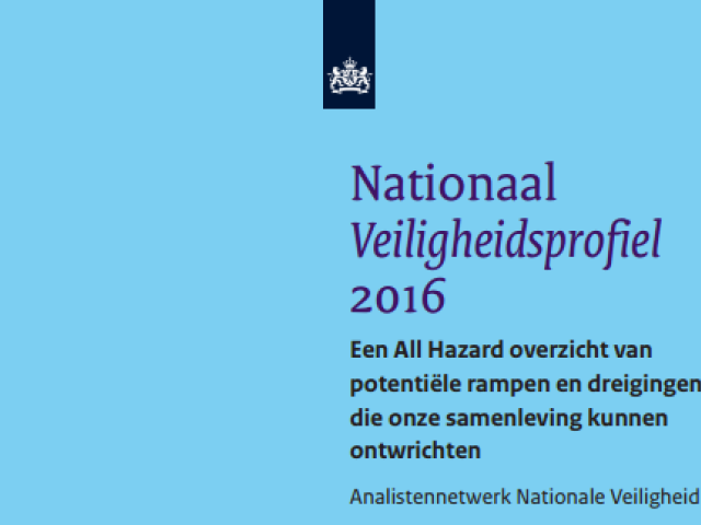 Nationaal Veiligheidsprofiel aangeboden aan Tweede Kamer