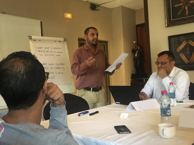 Negotiation training in Djibouti for humanitarian aid workers