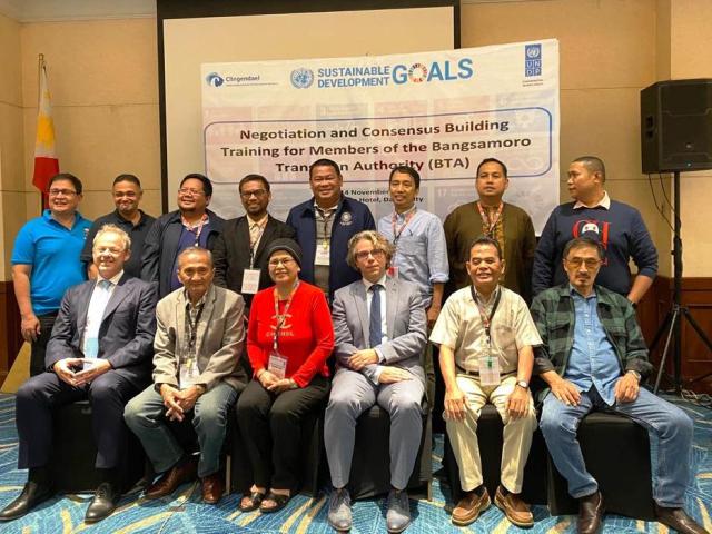 Training MPs of the Bangsamoro Transitional Assembly