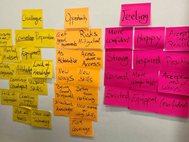 Pioneering online training programme for humanitarian aid workers