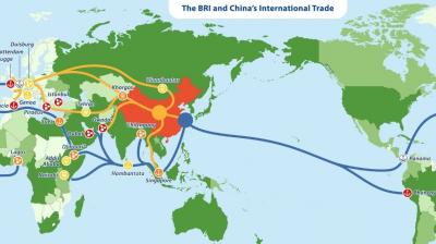 New Map of the Belt and Road Initiative