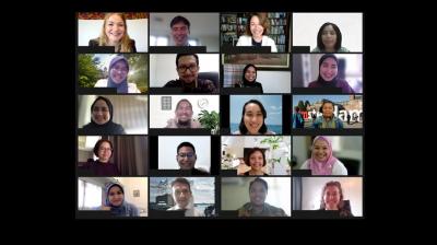 Indonesian mid-career Diplomats conclude online training