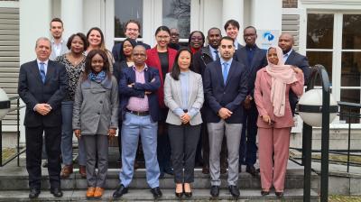 WTO-trainees exchange knowledge during unique in-person training