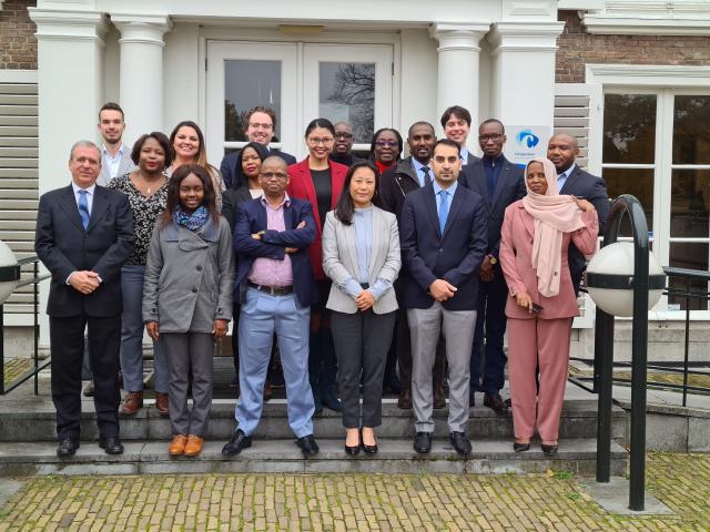 WTO-trainees exchange knowledge during unique in-person training