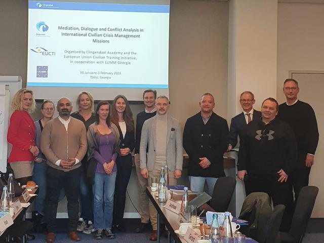 Mediation, Dialogue, and Conflict Training for the EUMM