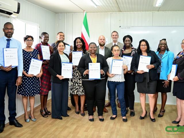 Training for Suriname Diplomatic Institute in Paramaribo