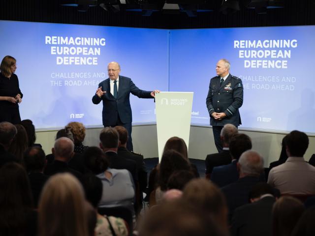 Reimagining European Defence with EU Commissioner Andrius Kubilius, and The Netherlands Chief of Defence Onno Eichelsheim