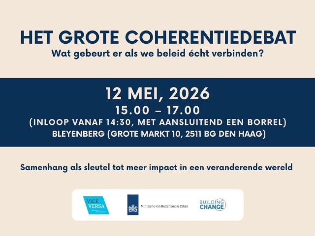 Het Grote Coherentiedebat: Beleid verbinden 